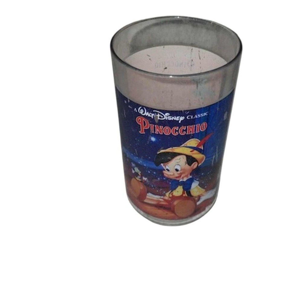 Vintage‎ 1994 Disney Pinocchio Burger King Collector Glass Cup fair condition